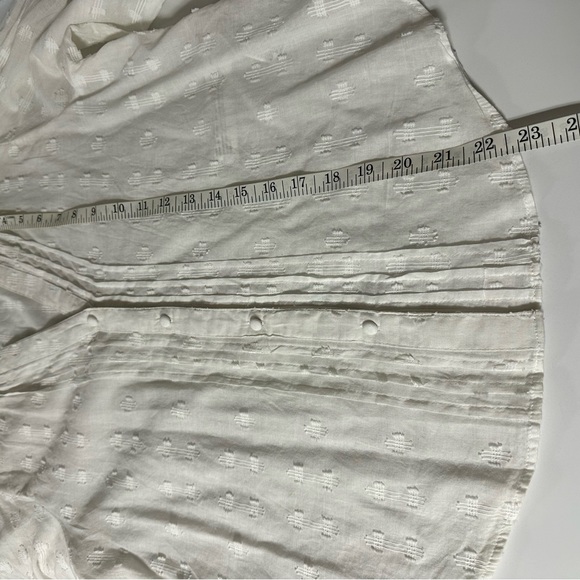 Zara Oyster Embroidered Blouse - Picture 9 of 10